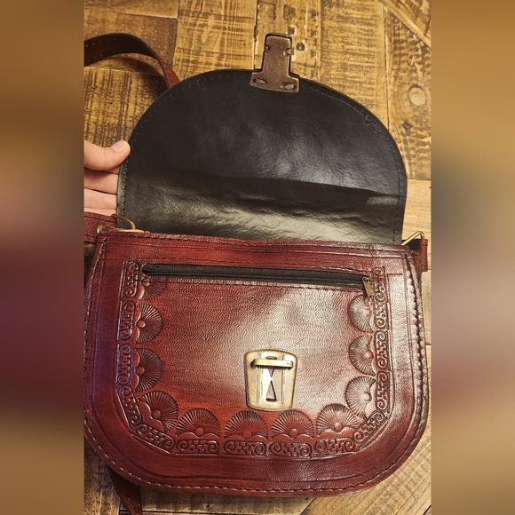 M.R. Canoa Industria Vintage Luiggi Aregentina Crossbody Bag Rare - Picture 5 of 11